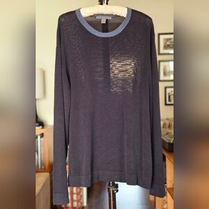 John Varvatos Navy Sweater with Blue Accents